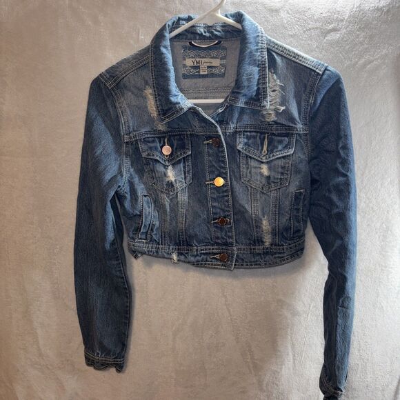 YMI Jeans, Blue Jean Jacket  Women’s Size Medium - Picture 1 of 8